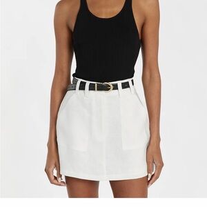 DISSH Eva Off White Linen Skort Size 6